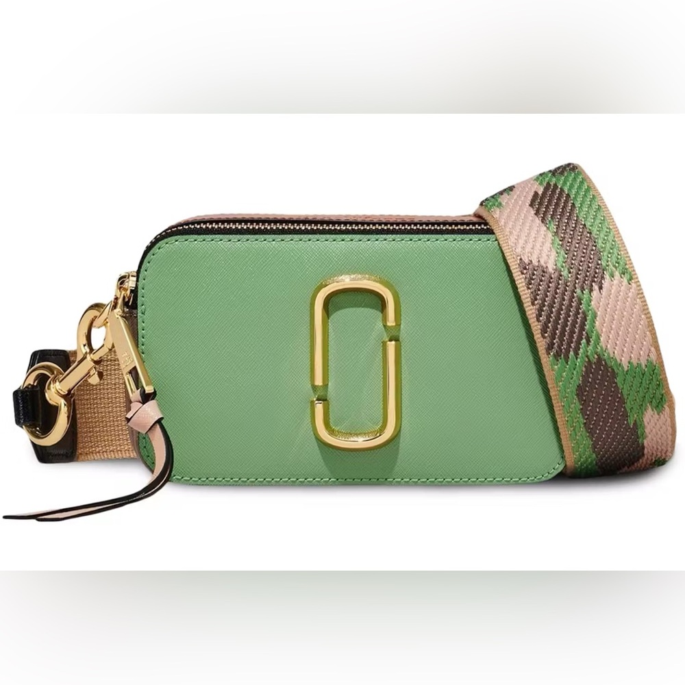 Marc Jacobs Green The Snapshot Camera Bag
